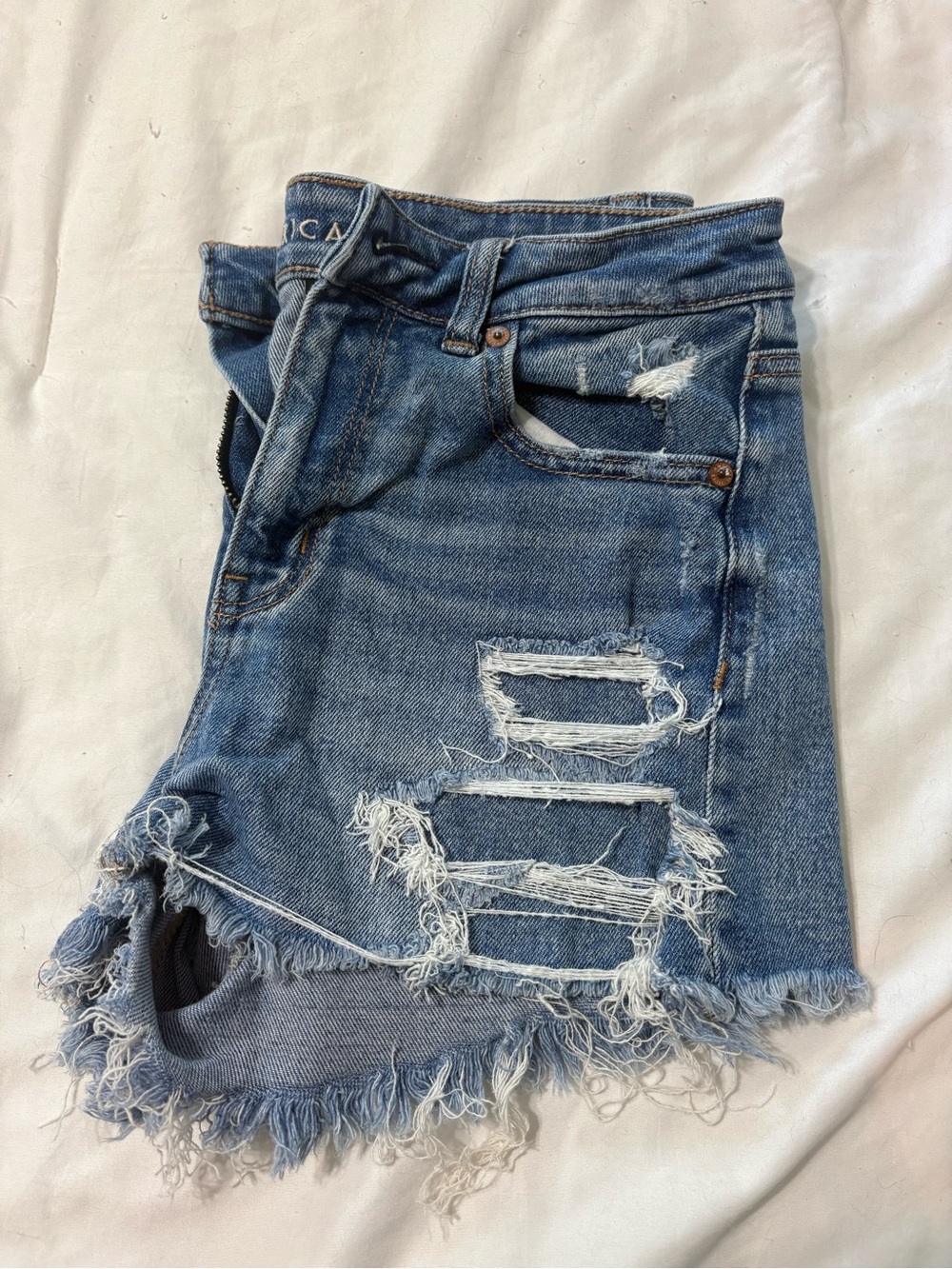 American Eagle Outfitters Light Blue Denim Shorts